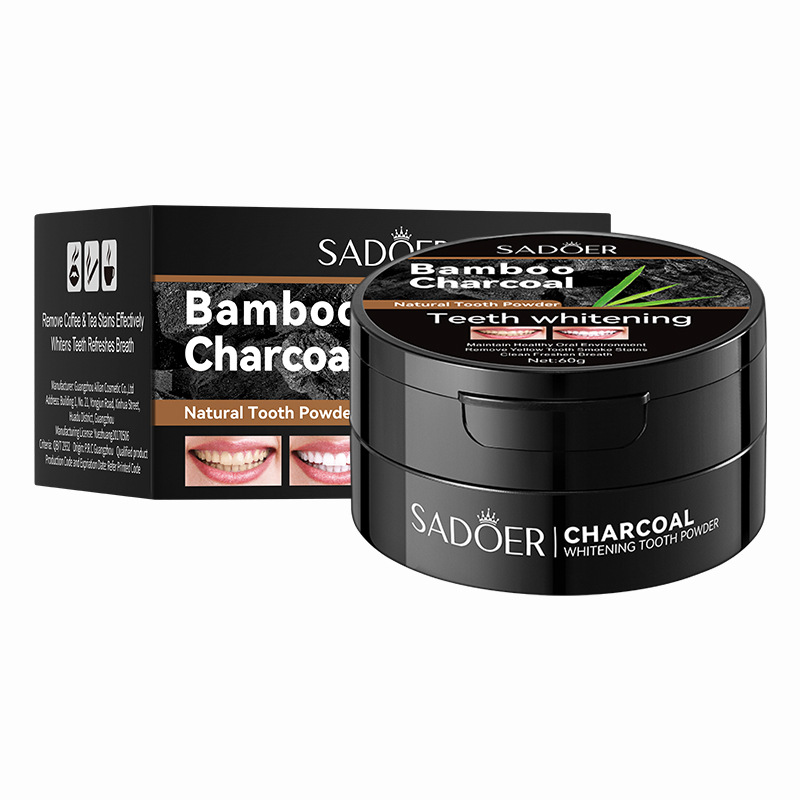 Activated Charcoal Powder - 60g Diş Beyazlatma Tozu Aktif Bambu