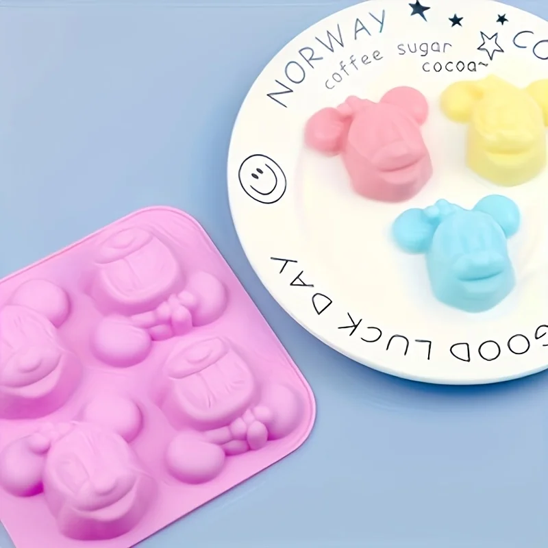Soap Making Kits - 1 adet Minnie karikatür kalıbı, El