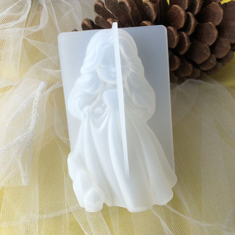 Soap Making Kits - 3D Sevimli Prenses Silikon Mum Kalıp