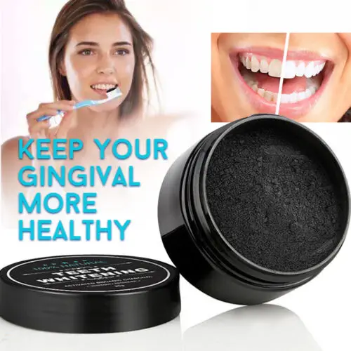 Activated Charcoal Powder - 30g diş beyazlatma ölçekleme tozu Oral