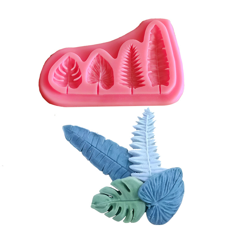 Soap Making Kits - Palmiye Yaprakları Ve Kaplumbağa Yaprağı Silikon