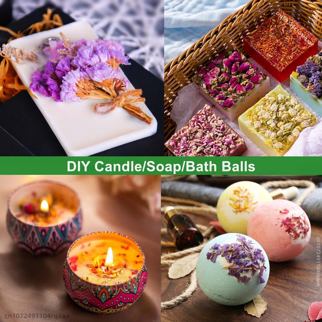 Soap Making Kit Organic - 20 Torba Düğün DIY Sabun Mum