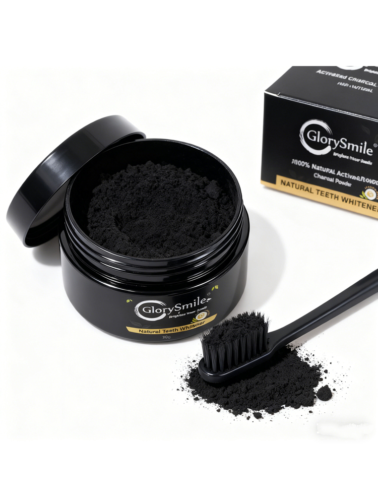 Activated Charcoal Powder - Glorysmile Aktif Karbon Diş Beyazlatıcı Toz,