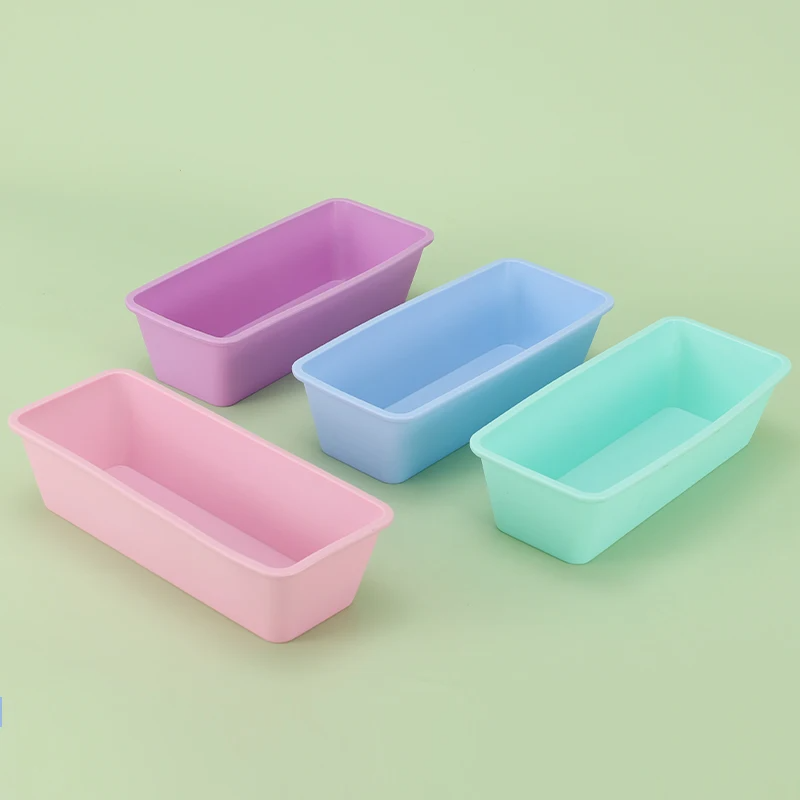 Soap Making Party - Dikdörtgen sabun kalıp Siliocne pişirme kalıp