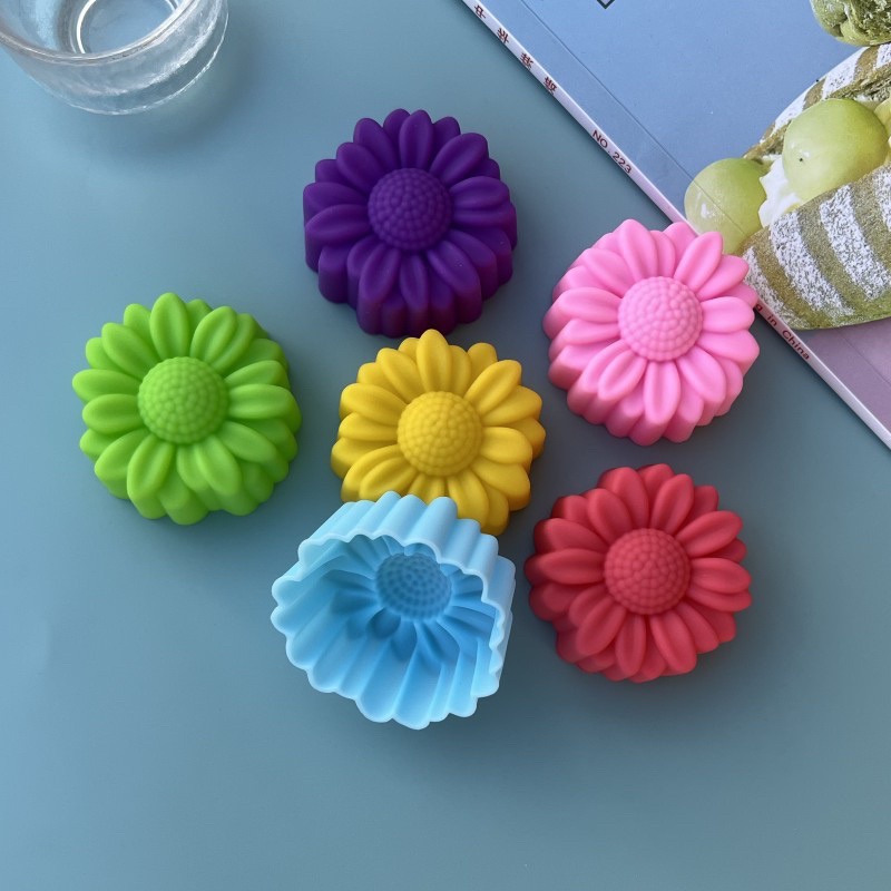 Soap Making Kits - 6 adet Set yapışmaz çiçek tasarımları