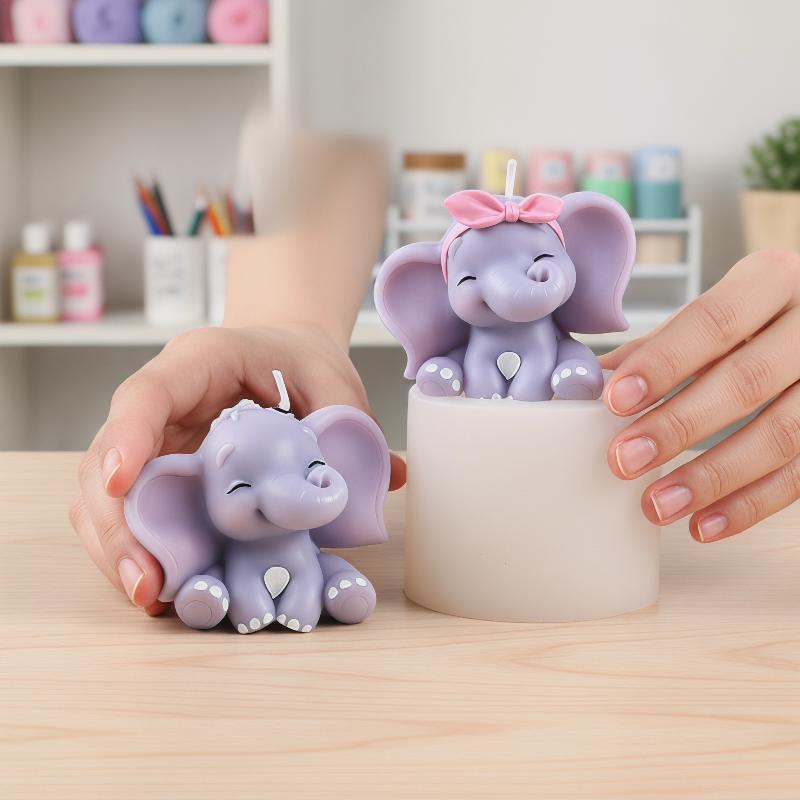 Sevimli 3D Fil Silikon Mum Kal - Soap Making Kits incelemesi ve fiyatı