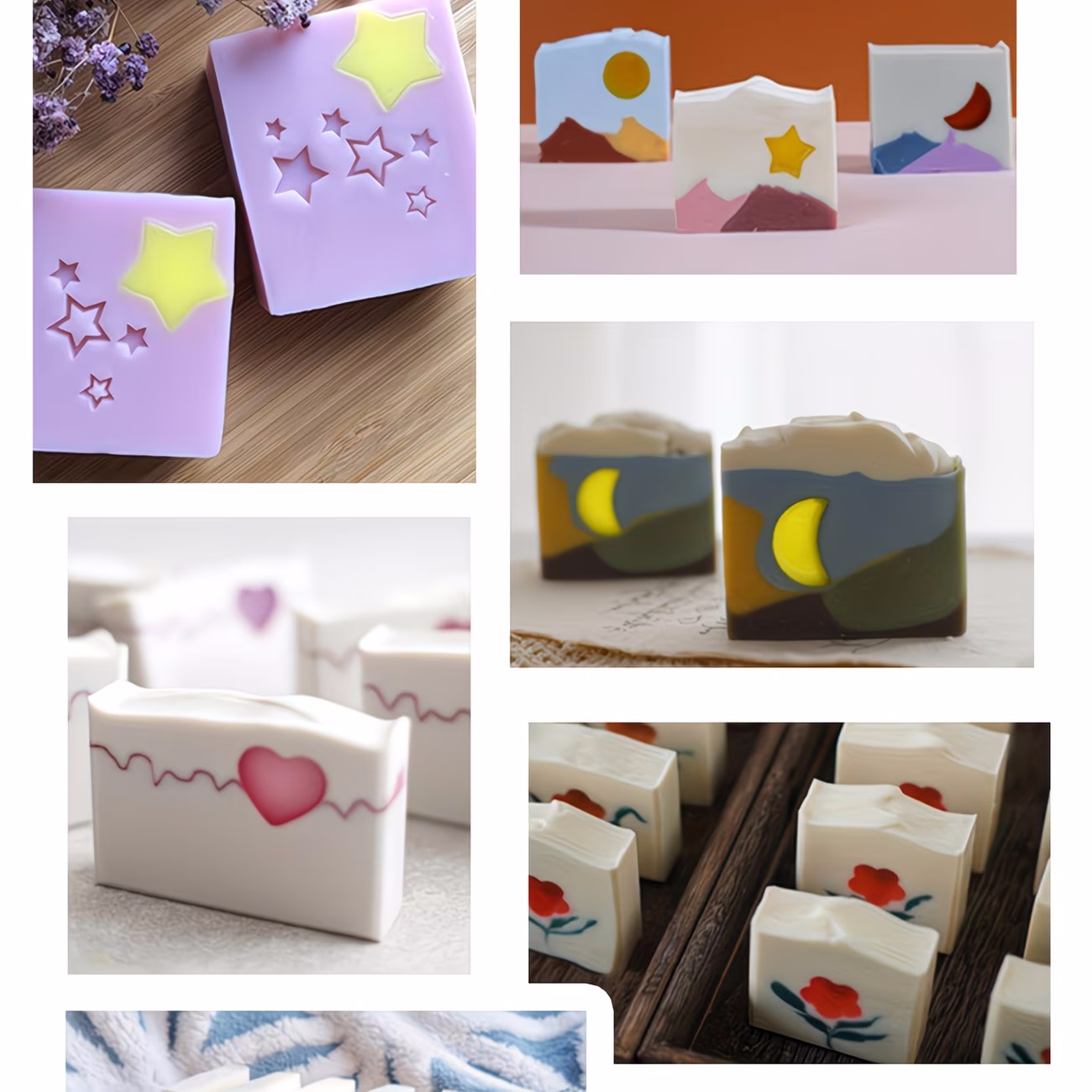 Silikon Tüp Kalıp Yıldız Kalp  - Soap Making Youtube incelemesi ve fiyatı