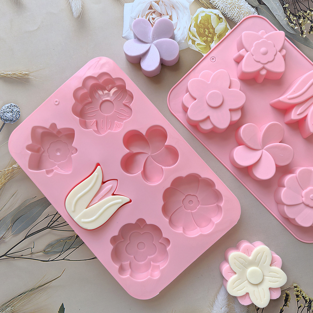 Çeşitli Çiçek Şekilli Silikon  - Soap Making Things incelemesi ve fiyatı