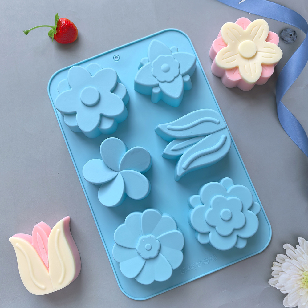 Çeşitli Çiçek Şekilli Silikon  - Soap Making Things incelemesi ve fiyatı
