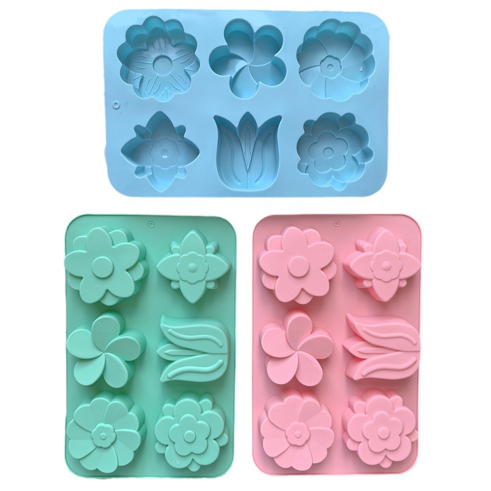 Çeşitli Çiçek Şekilli Silikon  - Soap Making Things incelemesi ve fiyatı